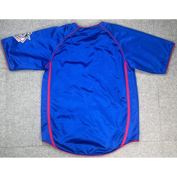 True Fan MLB Genuine‎ Merchandise Embroidered Chicago Cubs Baseball Jersey Large - Picture 14 of 14